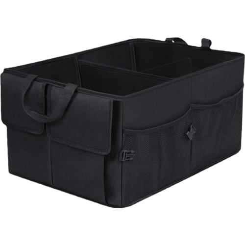 Car Boot Organiser Foldable Storage Bag Trunk Non Slip Flexible