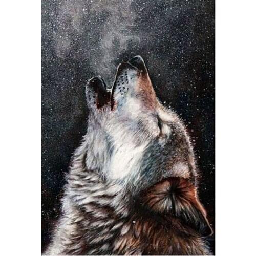 FULL Square/Round 5D diamond embroidery completely diamant diy mosaic daimond painting full animals 3d wolf picture craft hobby