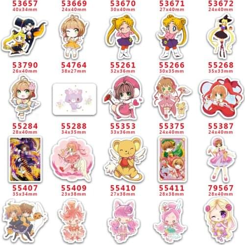 DIY Craft Supplies Sewing Accessories Cartoon Fairy Printed Planar Resins Mold 10 Pieces. PR-53657