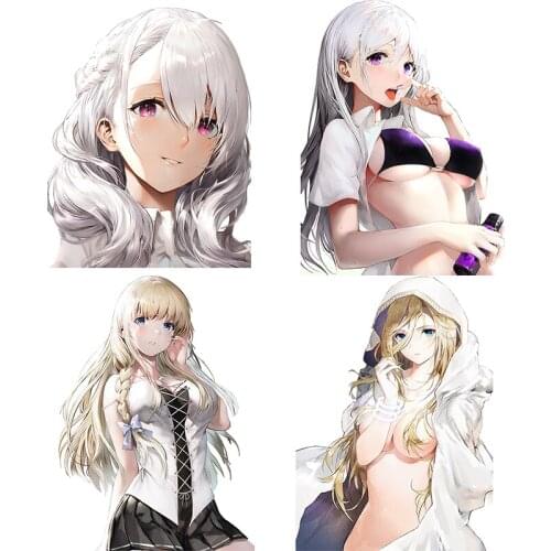 Three Ratels CA31 sexy Girl pvc sticker for car bike motorcycle laptop wall sticker for gabinete gamer