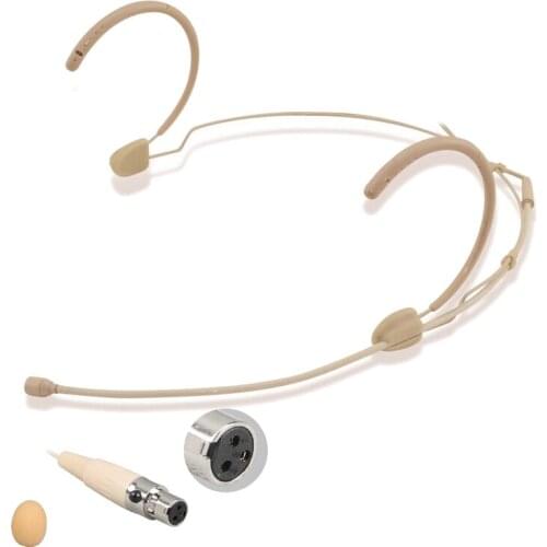 Professional Recording Vocal Headset Microphone for AKG Samson Gemini Wireless System Mini 3Pin TA3F Omnidirectional Cardioid