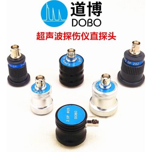 Ultrasonic Flaw Detector Straight Probe 2.5P20 Single Crystal Longitudinal Wave Transducer Casting UT Nondestructive Testing