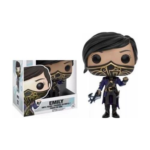 Funko Pop Games DISHONORED EMILY #121 Vinyl Action Figure Toy Car Decoration Dolls Collection Models for Children Birthday Gift