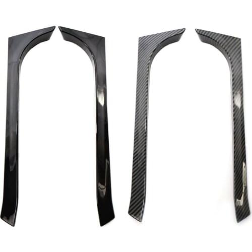 1 Pair Plastic Rear Window Side Spoiler for VW GOLF 6 MK6 GTI GTR GTD 2009-2013 Carbon Fiber Look Spoilers Wings Accessories