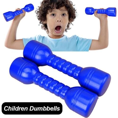 1 Pair Early Education Fitness Equipment Gift Kindergarten PE Exercise Home Dancing Props Kids Dumbbells Hand Weights Gym
