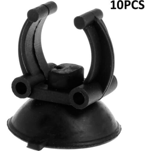 10Pcs/Lot Black Suction Cup Clip 30mm Diameter Fixed Sucker For Aquarium Heater Tubing Rain Bar Drop shipping