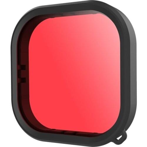 3pcs Case Lens Filters Waterproof For Go Pro Hero 9 Black Red Purple Pink Tempered Glass Lens Cover For Go pro Hero 9 Black