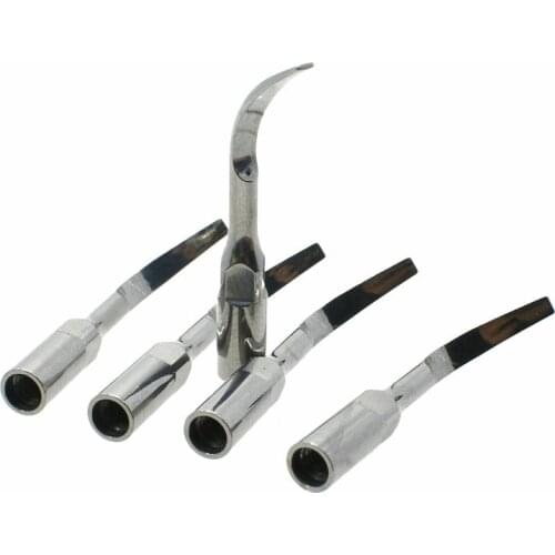 5pcs Disposable Ultrasonic Dental Scaler Tips Metal Tooth Stains Remover Cleaning Dental Tools Universal