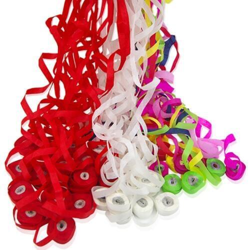 5Packs Throw Streamers Cresey Spider Thread Three Color Fun Magic Tricks Mentalism Illusion Party Kids Toy(1pack=16pcs)