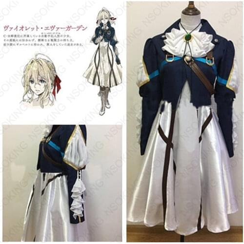 Anime Women Violet Evergarden Cosplay Costume