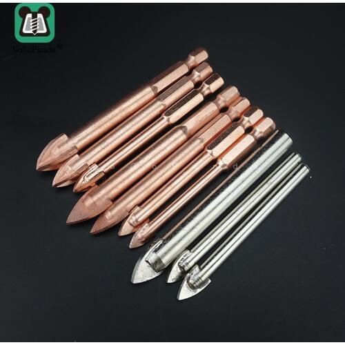 Free Shipping High Quality Triangle Hex Shank Drill Bits For Ceramic Marble Concrete Glass 6mm / 8mm / 10mm / 12mm
