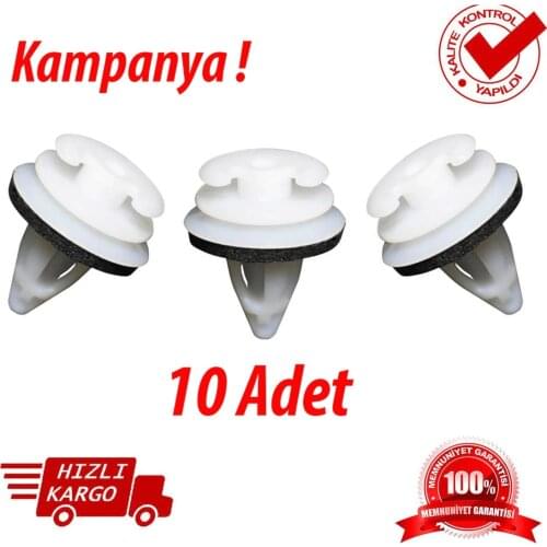 BMW E36 E34 E38 E46 E39 X3 X5 Doors and Luggage Flooring Clip 10Adet CAMPAIGN