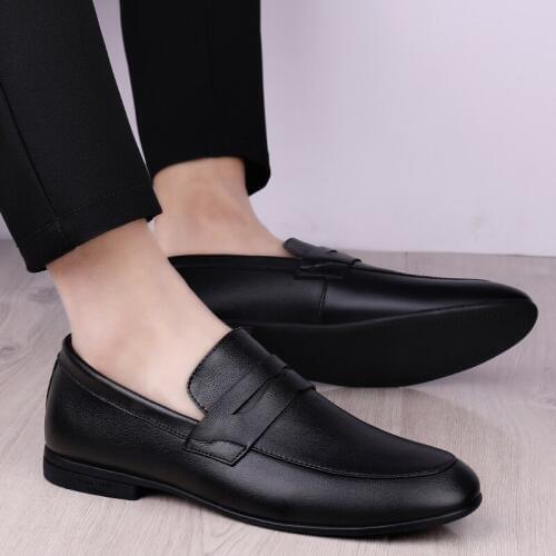 De para 2020 on sapatos hot sneaker sport boots casual leather sapato slip shoes hombre men zapatos man sneakers leisure black