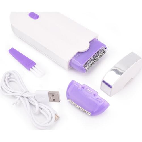 USB Rechargeable Women Epilator Portable Body Hair Shaver Removal Tool Rotary Face Leg Bikini Lip Depilator Hair Remover Laser