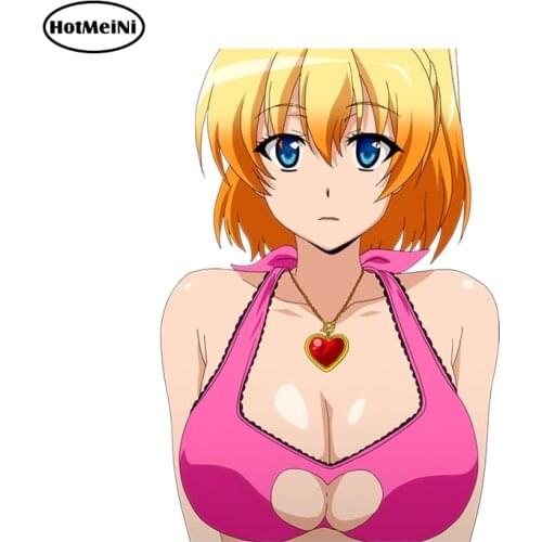 HotMeiNi 3D Sexy Car Stickers Cartoon Characters Car Styling JDM Vinyl Car Decal Window Wiper Tailgate Car Accessories