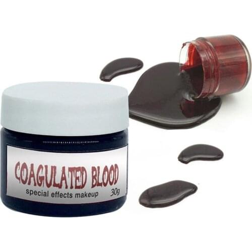 Artificial Realistic Fake Blood Plasma Cream Halloween Vampire Makeup Props Scary Costume Party Favor набор для макияжа пенал