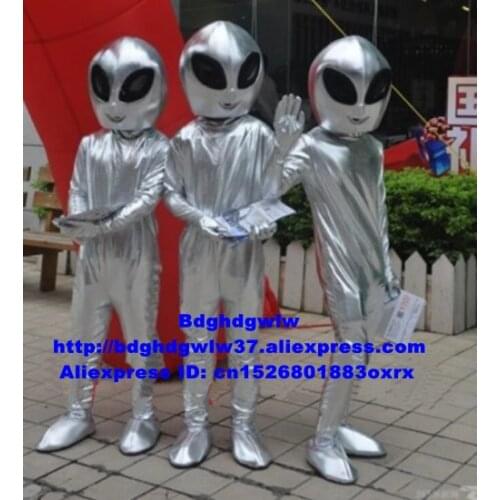Alien Extra-terrestrial Intelligent Beings Saucer Man Saucerman Mascot Costume Character Sports Events Artist Program zx1389