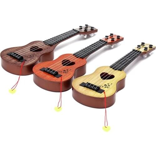 Mini Beginner Safe Classical simple Ukulele Guitar 4 Strings Educational Musical Concert Instrument Toy for Kids Christmas Gift