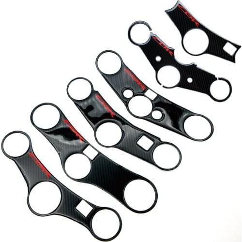 Motorcycle Decals Triple Tree Top Clamp Upper Front End Sticker Pad Protector For Honda CBR400 CBR600 CBR1000RR F5 F4i 1999-2017
