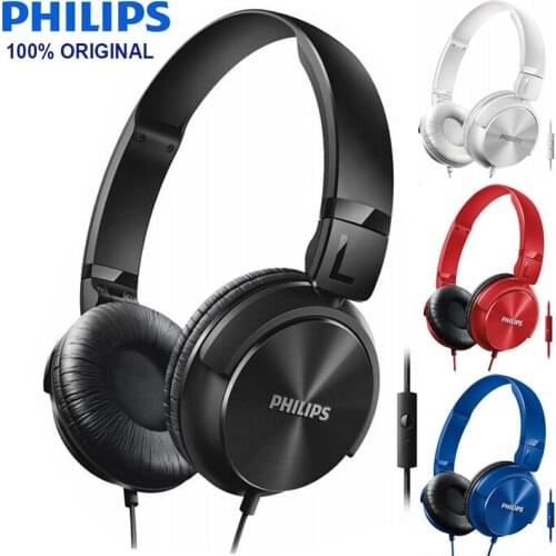 Philips SHL3065 Headphone with Noise Reduction Wire Control Microphone Headband Design for Galaxy 8/8+ Official Certification
