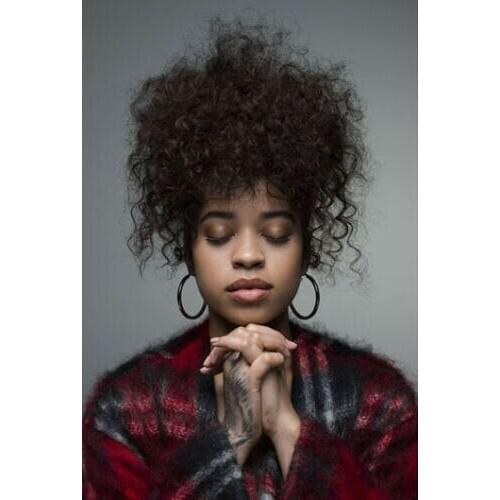 Hot Ella Mai Music Singer Star New Custom Beauty Silk Fabric Wall Poster Art Decor Sticker Bright