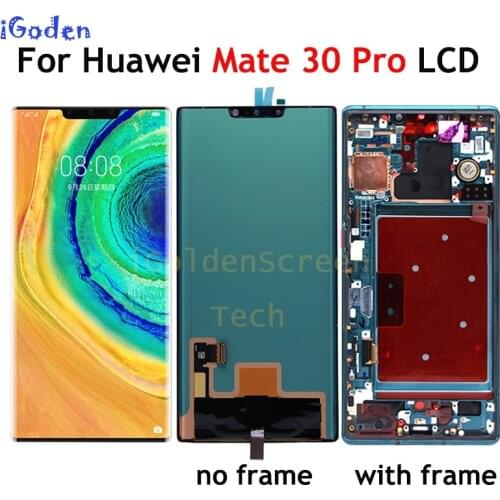 Original 6.53'' Display Replacement For Huawei Mate 30 Pro LCD Touch Screen Digitizer Assembly For LIO-L09 / L29 LIO-AL00 / TL00