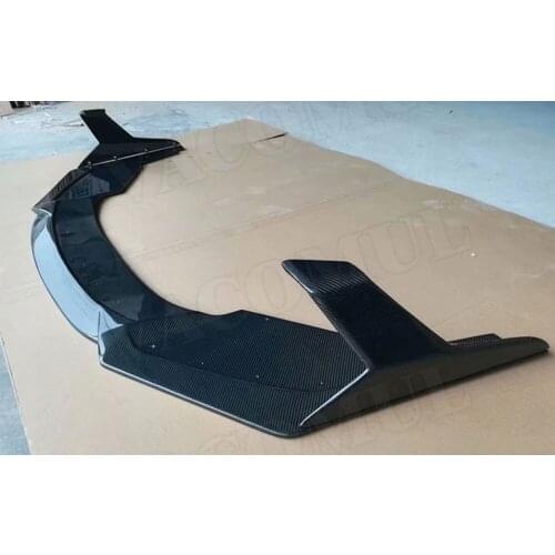 Carbon fiber Front Lip Spoiler Side Splitters Aprons case For Lamborghini Huracan LP610-4 2014-2018 D Style Bumper Guard