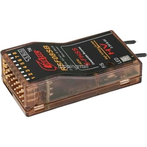 Cooltech RSF08SB 8ch Futaba S-FHSS S.BUS Compatible Receiver for 10J 8J 6K 6J 14sg 18MZ WC 18SZ Frsky Delta 8 RC Model