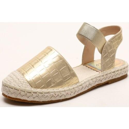 Kalsooni 2021 NEW Women Flat Sandals Comfortable Soft-soled straw sandals Vintage Fisherman Shoes Beach Shoes