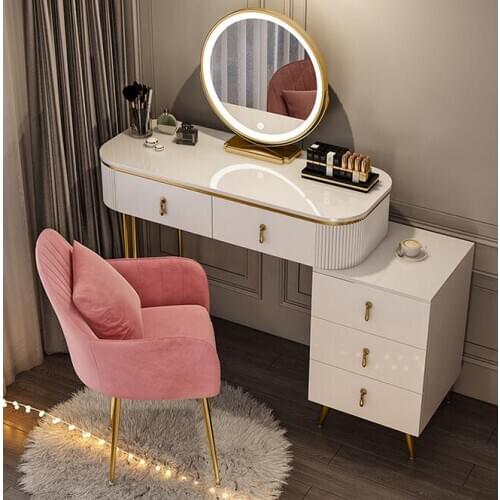Nordic dresser bedroom small family simple modern makeup table INS wind web celebrity simple makeup table economy model