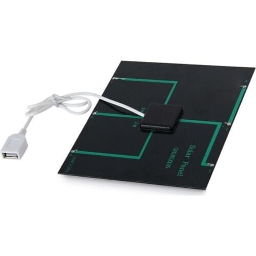 3.5W 6V Solar Panel Battery Charger DIY Solar Module with USB Port Portable Outdoor Solar Charging Board for Mobile Phones