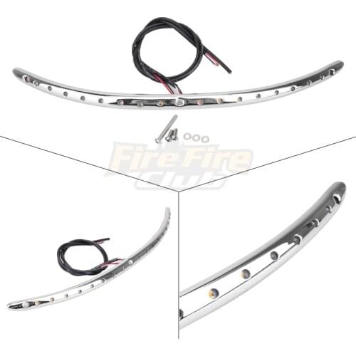 Motorcycle Windshield Trim Flasher Turn Signal LED Light For Harley Touring Electra Street Glide Classic 2014-2020 Accessories