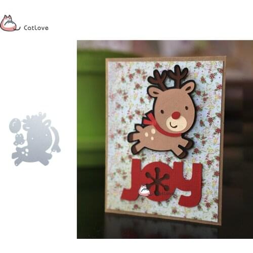 Deer Metal Cutting Dies Christmas Stencils For DIY Scrapbooking Gift Paper Card Decorative Craft Embossing Die Cuts New 2019