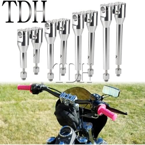 For Harley Sportster Dyna Street Electra Glide Road King FXR FXD Motorcycle Handlebar Riser 1 1/2" Handle Bar Mount Clamp Extend