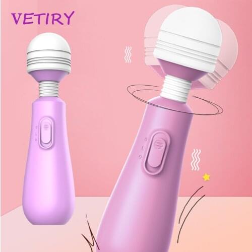 VETIRY Powerful Magic Wand AV Vibrator Massager Erotic Sex Toys for Women Clitoris Stimulator Female Masturbation Sex Shop