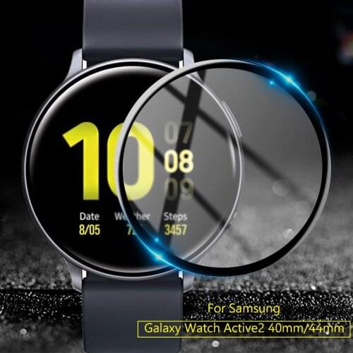 1/2/3pcs HD Clear TPU Screen Protector Full Cover For Samsung Galaxy Watch Active 2 Active2 40mm 44mm 3D Edge Cover Film