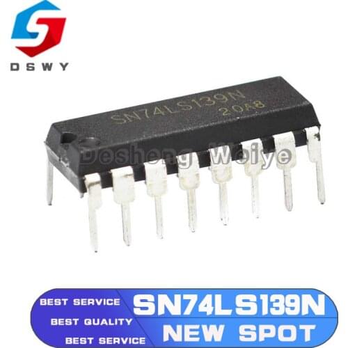 10PCS SN74LS139AN DIP-16 SN74LS139N DIP16 74LS139 DIP HD74LS139P SN74LS139