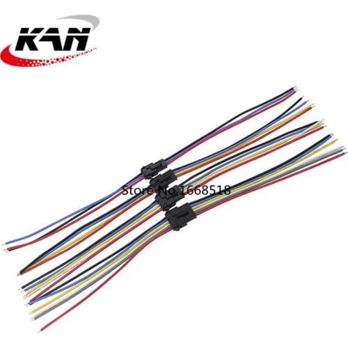 5Pair/10Pcs SM JST LED Connector Cable 2/3/4/5/6 Pin Plug Socket Male Female Wire Connector For RGB RGBW LED Strip Light Adapter