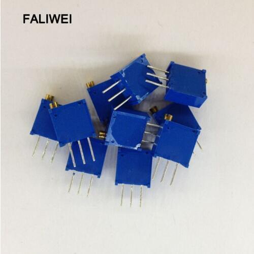 50PCS 3296 3296W 3296W-102 102 1K Trimmer Potentiometer Variable Resistor
