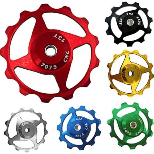 Aluminum Alloy MTB Road Bike Folding Bicycle 11/13T Rear Derailleur Guide Wheel pe de vela de bike звезда на велосипед
