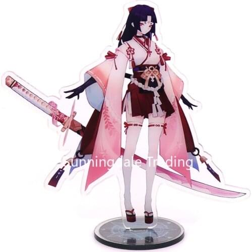 Anime Onmyoji Acrylic Desk Stand Demon knife girl Onikiri Yaobikuni Kagura Ootengu Figure Model Toys For Gifts