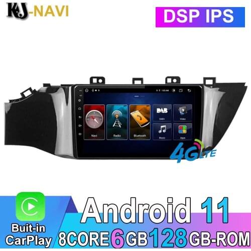 6+128GB DSP Android 11.0 For KIA RIO 4 2016 2017 2018 2019 Car Player Navigation Auto Radio GPS Multimedia Video No DVD 2 Din