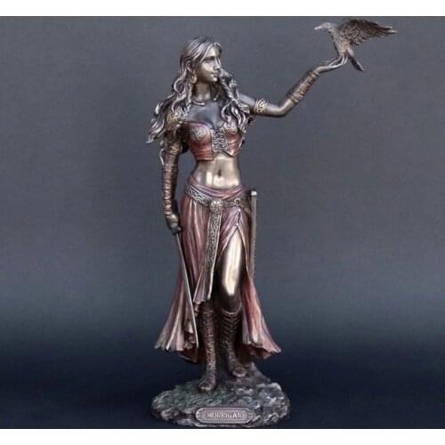 Blessed Celtic Goddess Celtic Goddess Bronze Gift Colored Resin Figurine Statue