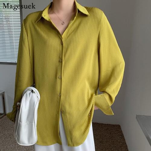 Chiffon Fashion Short Sleeve Shirt Women 2021 Summer Solid New Plus Size Blouse Loose Waist Slim Chiffon Tops Women Blusas 14316