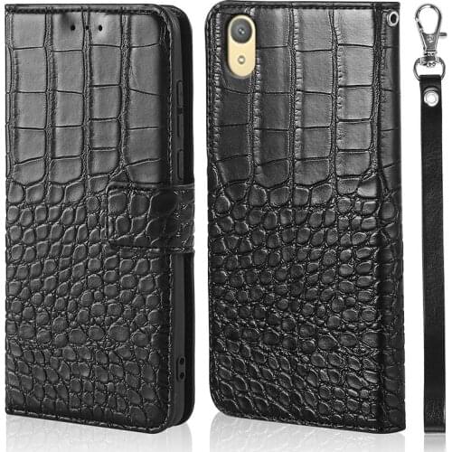 Flip Wallet Case For Sony Xperia XA1 plus Xperia XA1 Ultra Card Slots Stand Coque Xperia G3412 G3421 G3423 G3416 5.5 Strap Funda