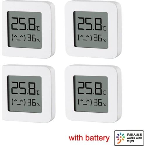 XIAOMI Mijia Digital Thermometer 2 Electric Bluetooth-compatible Wireless Smart Hygrometer Temperature Detection Mijia Home APP