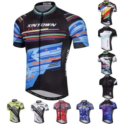 Cycling Jersey for Men Summer MTB Bike Jerseys Team Bicycle Clothing Quick-Dry Ropa Ciclismo Bicycle Wear Shirt