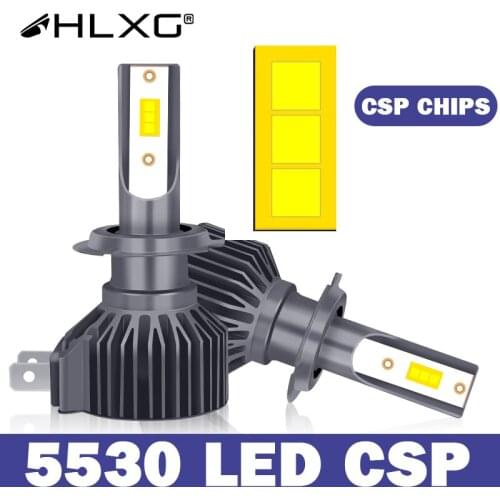 HLXG 16000LM h7 led car Lights H4 H8 H9 H11 LED 9005 9006 HB3 HB4 fog lamp lampada auto bulbs luces headlight wireless 12V 6000K