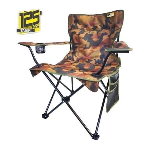 Funky Chairs V2 Taktik Camouflage Luxury Camping Chair
