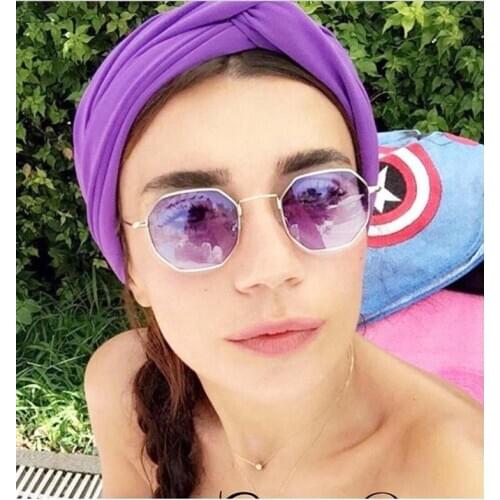 Agstum Free Shipping Classic Polygon Sunglasses Men Women Hexagon Square Eyewear